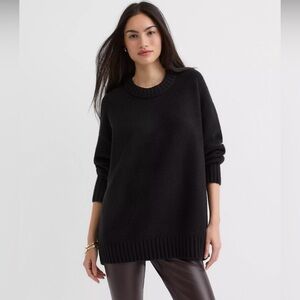 LOFT Crew Neck Tunic Sweater